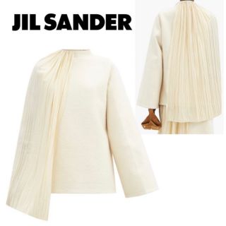 ジルサンダー(Jil Sander)の【試着のみ】JIL SANDER プリーツコットンウールトップ(その他)