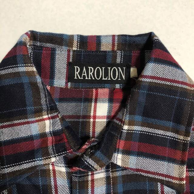 RAROLION ラロリオン　長袖チェックシャツ　Mサイズ メンズのトップス(シャツ)の商品写真