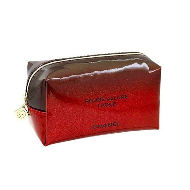 CHANELコスメポーチ ファッション www.gold-and-wood.com シャネル 正規品 デカココ ミニポーチ キャビアスキン 赤 ギャランティあり