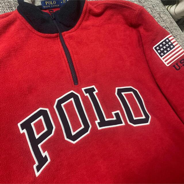 POLO RALPH LAUREN(ポロラルフローレン)の専用☆ラルフローレン☆フリース　ハーフジップ メンズのトップス(スウェット)の商品写真