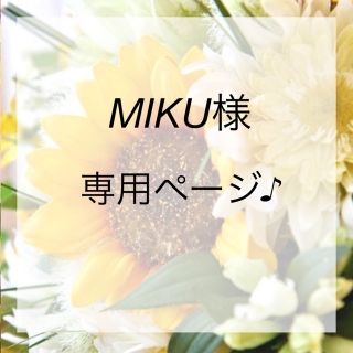 MIKU様専用ページ♪(その他)