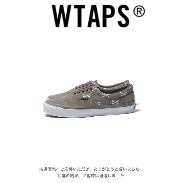 wtaps vans og era lx（ソックス付）メンズ