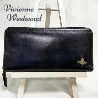 ヴィヴィアンウエストウッド(Vivienne Westwood)のヴィヴィアン ウエストウッド 長財布 ラウンドジップ 黒 レザー 定番(財布)