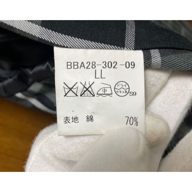 BURBERRY(バーバリー)の【人気】 バーバリー　ロングコート　シルクコットン　ブラック　LLサイズ メンズのジャケット/アウター(ステンカラーコート)の商品写真