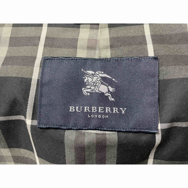 BURBERRY(バーバリー)の【人気】 バーバリー　ロングコート　シルクコットン　ブラック　LLサイズ メンズのジャケット/アウター(ステンカラーコート)の商品写真