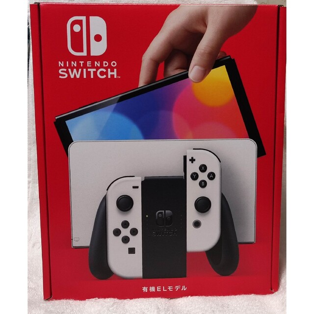 Nintendo Switch - Nintendo Switch 有機ELモデル ホワイ ト未使用品の通販 by さいたろらく's shop