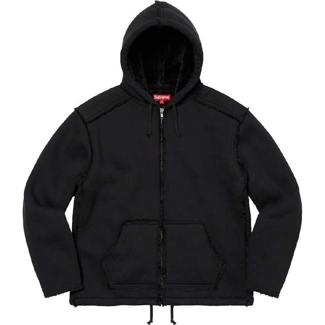 Supreme Faux Shearling Hooded Jacket