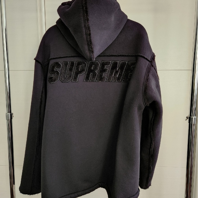 Supreme Faux Shearling Hooded Jacket