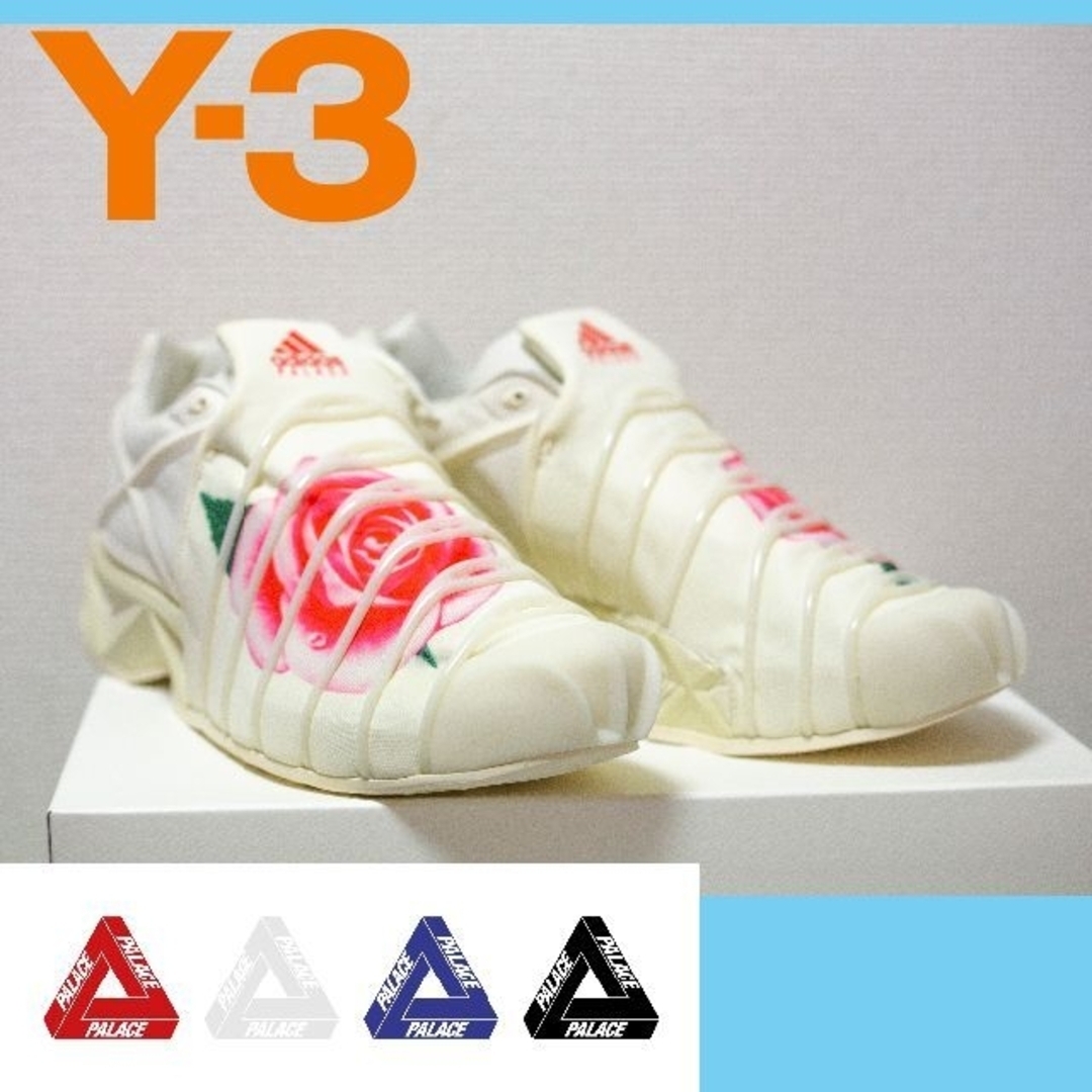 Y-3(ワイスリー)のY-3 PALACE YUUTO WHITE 牡丹　スニーカー メンズの靴/シューズ(スニーカー)の商品写真