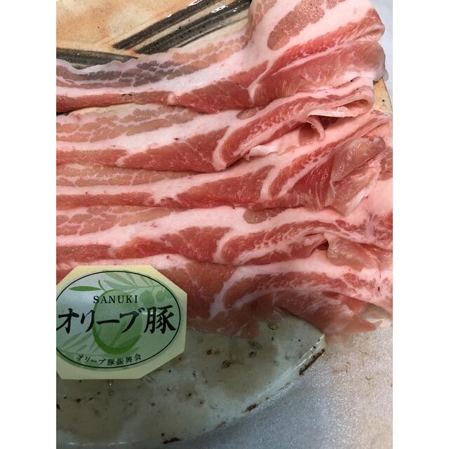 卸専門店からご自宅へ　香川県産オリーブ豚バラ肉 食品/飲料/酒の食品(肉)の商品写真