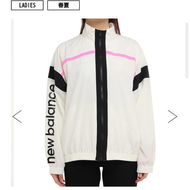 New Balance(ニューバランス)の新品 L newbalance インポート Mサイズ クロス jacket 白 スポーツ/アウトドアのテニス(ウェア)の商品写真