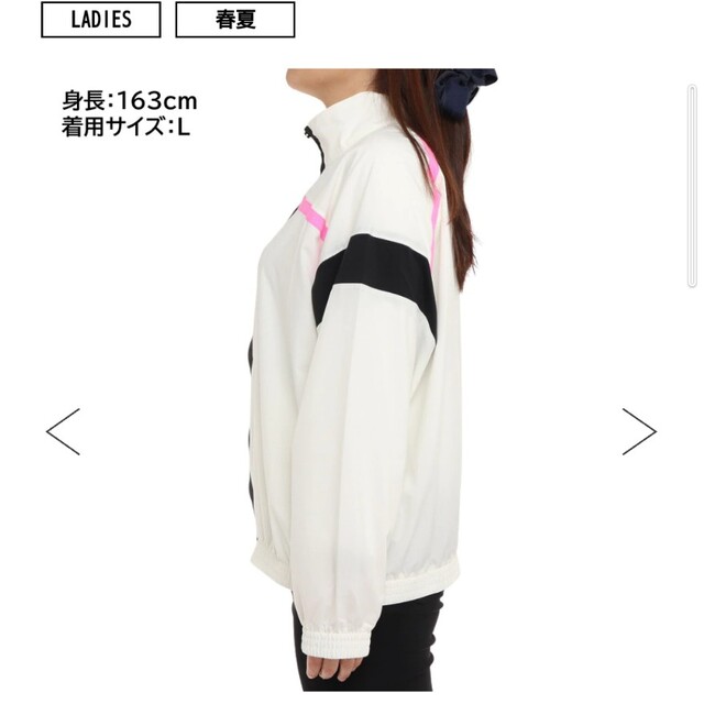 New Balance(ニューバランス)の新品 L newbalance インポート Mサイズ クロス jacket 白 スポーツ/アウトドアのテニス(ウェア)の商品写真