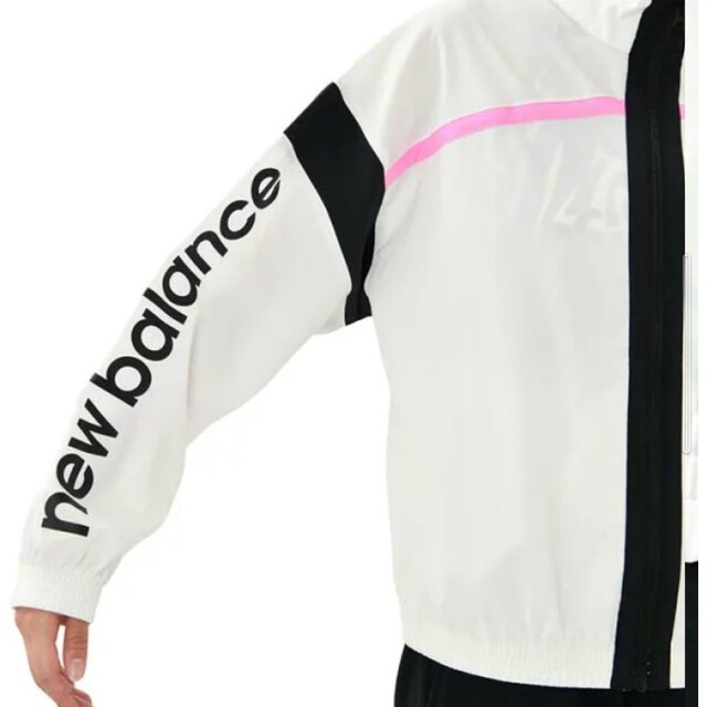New Balance(ニューバランス)の新品 L newbalance インポート Mサイズ クロス jacket 白 スポーツ/アウトドアのテニス(ウェア)の商品写真
