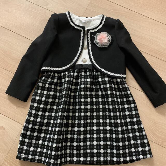 女の子 フォーマル ワンピース 110cm キッズ/ベビー/マタニティのキッズ服女の子用(90cm~)(ドレス/フォーマル)の商品写真