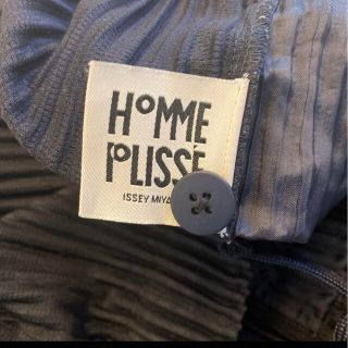 HOMMEPLISSÉHOMME plissé ISSEY MIYAKE⭐︎ネイビー⭐︎8分丈