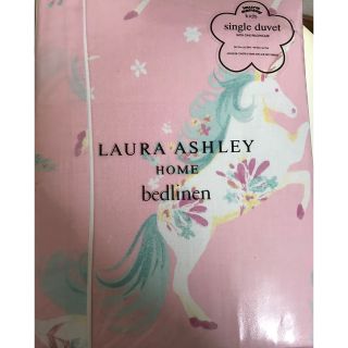 LAURA ASHLEY - ローラアシュレイ シングルデュベカバー&ピローケース ...