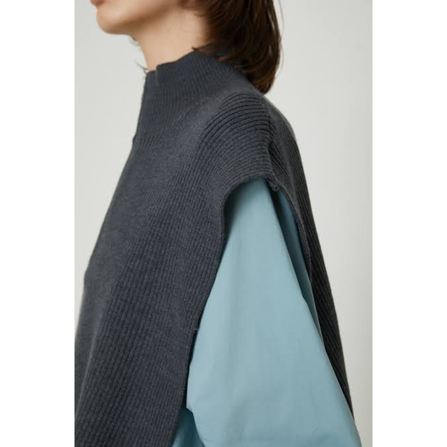 完売品 Rib knit neck parts リムアーク 2