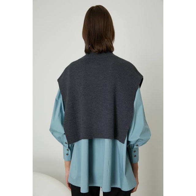 完売品 Rib knit neck parts リムアーク 1