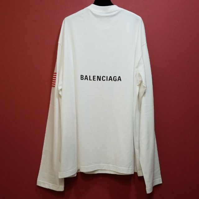 Balenciaga(バレンシアガ)の【新品】BALENCIAGA×NASA 希少　ビッグサイズ　ワッペン長袖Tシャツ メンズのトップス(Tシャツ/カットソー(七分/長袖))の商品写真