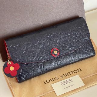 ルイヴィトン(LOUIS VUITTON)のルイヴィトン アニマル モノグラム ポルトフォイユ エミリー マリーヌルージュ(財布)