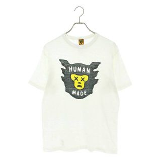 ヒューマンメイド(HUMAN MADE)のヒューマンメード ×カウズ KAWS　 ロゴプリントTシャツ メンズ M(Tシャツ/カットソー(半袖/袖なし))