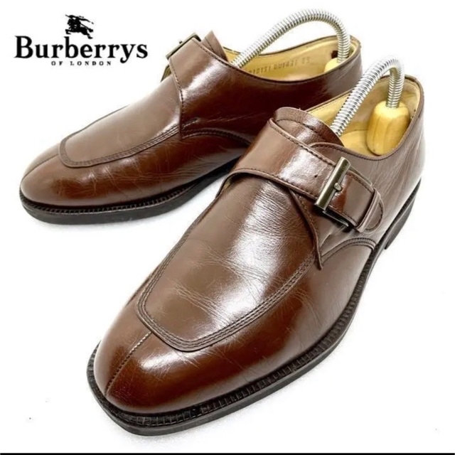 BURBERRY(バーバリー)のBurberrys バーバリー ビジネスシューズ モンクストラップ ノバチェック メンズの靴/シューズ(ドレス/ビジネス)の商品写真