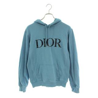ディオール(Dior)のディオール ×ピータードイグ 143J688A0531 ロゴ刺繍パーカー メンズ XXS(パーカー)