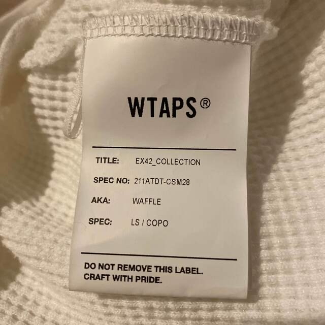 W)taps(ダブルタップス)のWTAPS 21SS WAFFLE LS  ホワイト Mサイズ メンズのトップス(Tシャツ/カットソー(七分/長袖))の商品写真