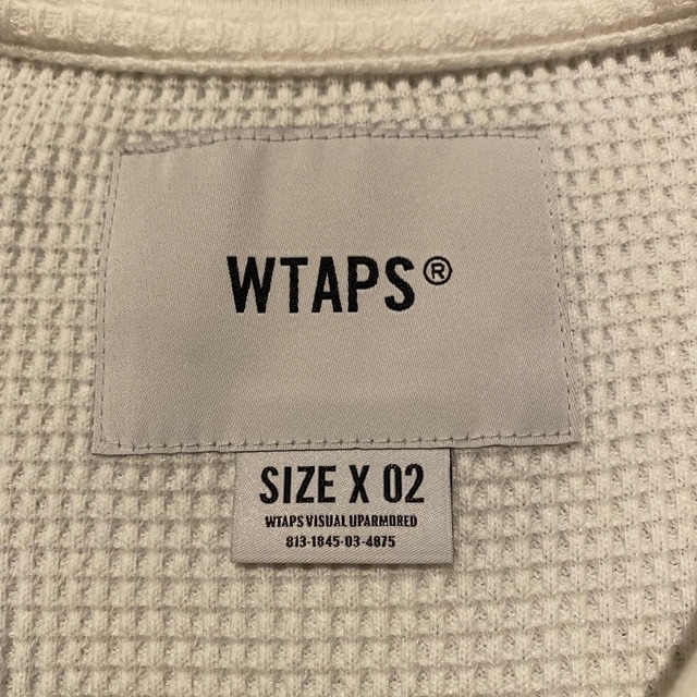 W)taps(ダブルタップス)のWTAPS 21SS WAFFLE LS  ホワイト Mサイズ メンズのトップス(Tシャツ/カットソー(七分/長袖))の商品写真