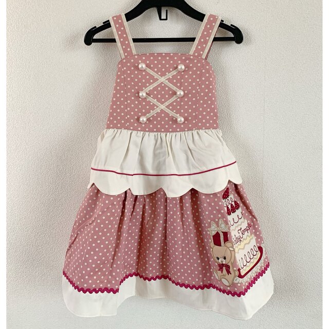 キッズ服女の子用(90cm~)シャーリーテンプル????くま????ケーキ????jsk 110