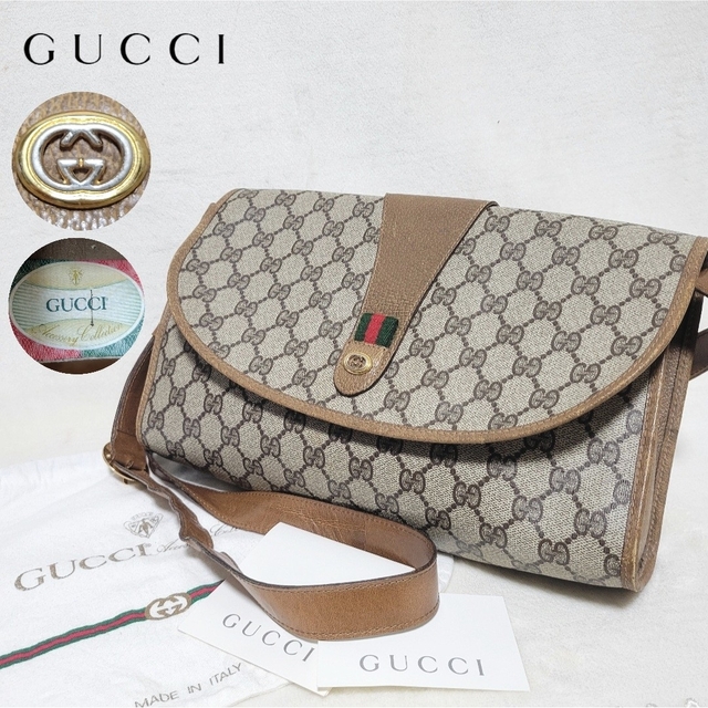 良質 希少✨美品✨GUCCI ショルダーバッグ OLD アクセコ 巾着