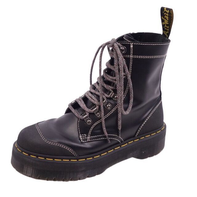 ドクターマーチン Dr.Martens ブーツ ショートブーツ MORENO サイドジップ 8ホール レザー シューズ メンズ UK8 EU42 US9(27cm相当) ブラック