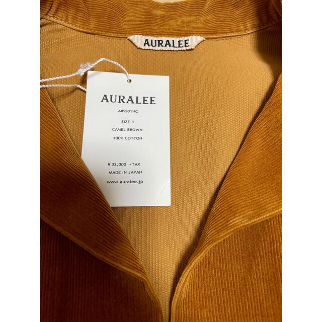 AURALEE(オーラリー)のauralee オーラリー　18ss  コーデュロイ　ジャケット　サイズ3 メンズのジャケット/アウター(ブルゾン)の商品写真