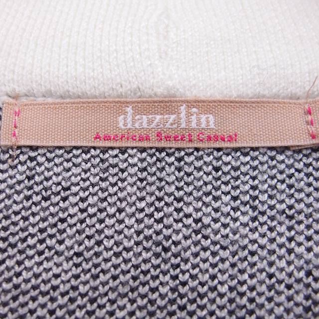 dazzlin(ダズリン)のダズリン dazzlin ニット セーター 長袖 ハイネック 花柄 F ホワイト レディースのトップス(ニット/セーター)の商品写真
