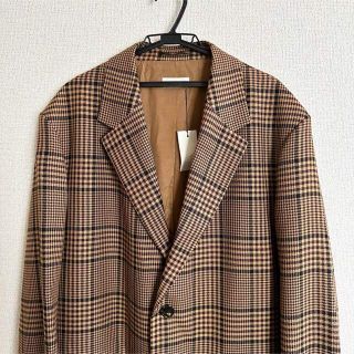 名作 dries van noten 18aw オーバーサイズチェックジャケット