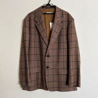 名作 dries van noten 18aw オーバーサイズチェックジャケット