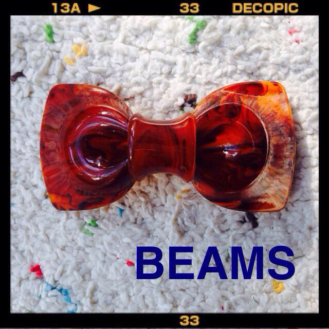 BEAMS(ビームス)の値下げ   ビームス☆べっ甲バレッタ レディースのヘアアクセサリー(ヘアピン)の商品写真