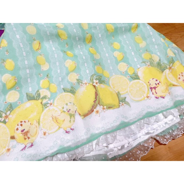 ★Angelic Pretty Fruity Lemonワンピース★レモン