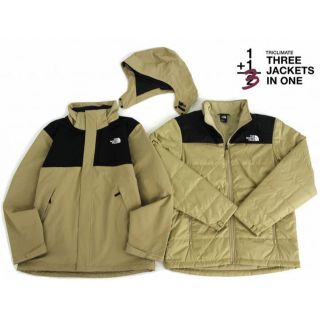 3way The North Face トリクライメイト ホーソンカーキ