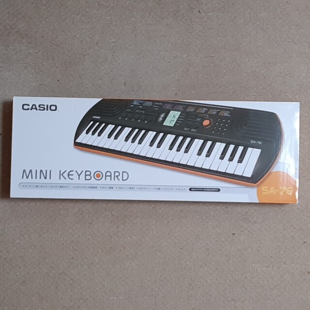 CASIO(カシオ)のCASIO SA-76　ミニキーボード 楽器の鍵盤楽器(電子ピアノ)の商品写真