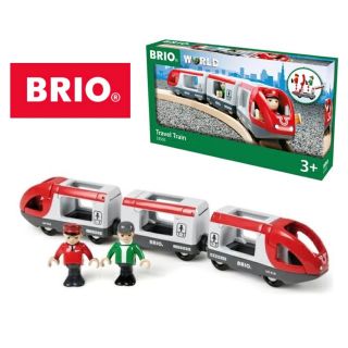 ブリオ(BRIO)の未使用BRIOブリオ　33505トラベルトレイン電車おもちゃ木製レール(電車のおもちゃ/車)