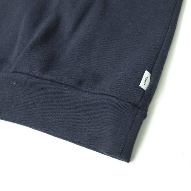 W)taps(ダブルタップス)のWTAPS ダブルタップス 19SS 日本製 LLW.DESIGN CREW NECK SWEATSHIRT Long Live Wtapsロゴ クルーネックスウェット 191ATDT-CSM15 01(S) NAVY トレーナー プルオーバー トップス【中古】【WTAPS】 メンズのトップス(スウェット)の商品写真