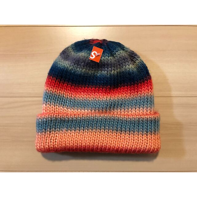 Supreme   シュプリーム Ombre Stripe Beanie ネイビーの通販 by