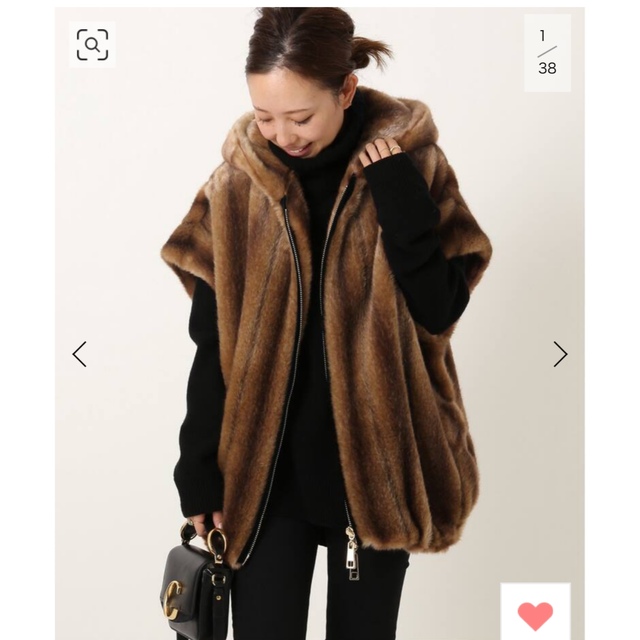 A POINT ETC/アーポワン ウテセ FAKE FUR VEST |