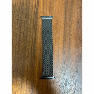 アップルウォッチ(Apple Watch)のApple Watch 純正品 ミラネーゼループ　ブラック　42/44/45mm(金属ベルト)