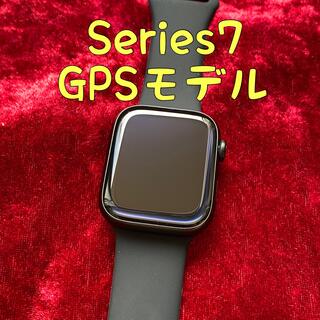 アップルウォッチ(Apple Watch)のApple Watch Series7 グリーン 45 アップルウォッチ GPS(腕時計(デジタル))