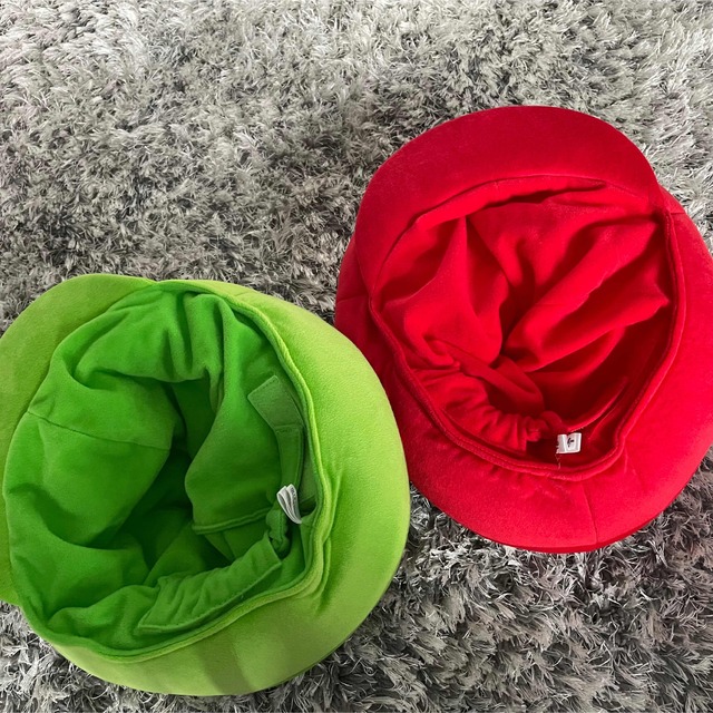 ⚠︎値下げ⚠︎マリオルイージ 帽子 USJ 正規品 エンタメ/ホビーのおもちゃ/ぬいぐるみ(キャラクターグッズ)の商品写真