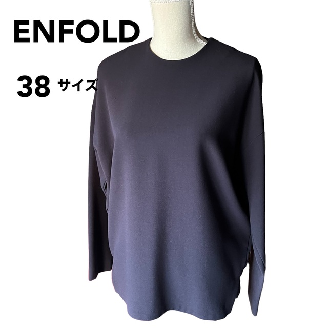 新生活 エンフォルドENFOLD ソフトダブルサテン 立体SLEEVE PULLOVER