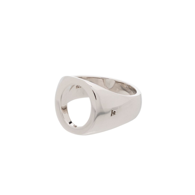 Tom Wood Open Oval  Sterling Silver Ring 1