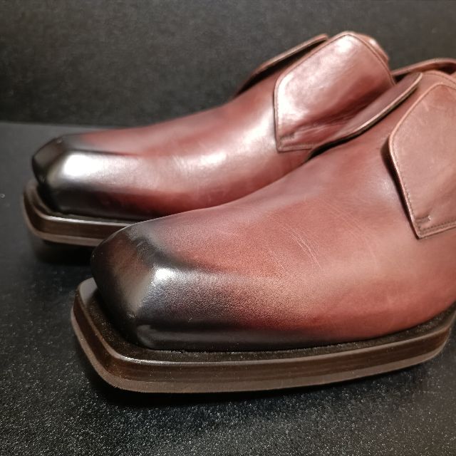 Ermenegildo Zegna - ジーゼニア(ZZegna) イタリア製革靴 ボルドー